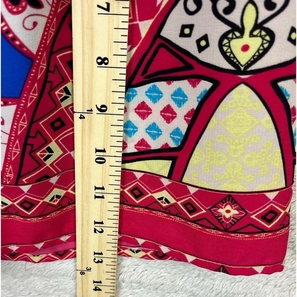 SWEET WANDERER Boho Colorful Shorts Sz Medium Festival Beachy Vacation Tropical - Picture 11 of 11